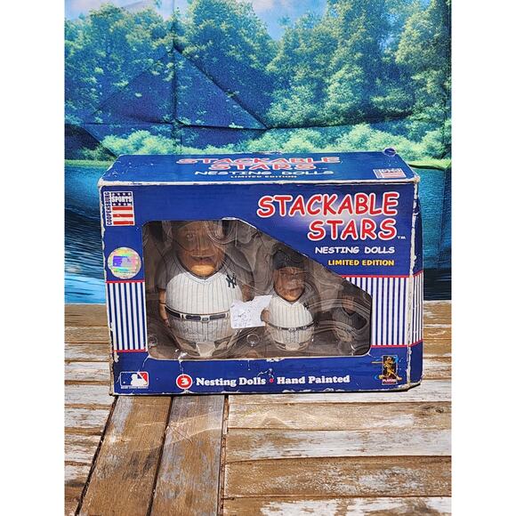 Stackable Stars Jason Giambi New York Yankees Nesting Dolls - Picture 1 of 3